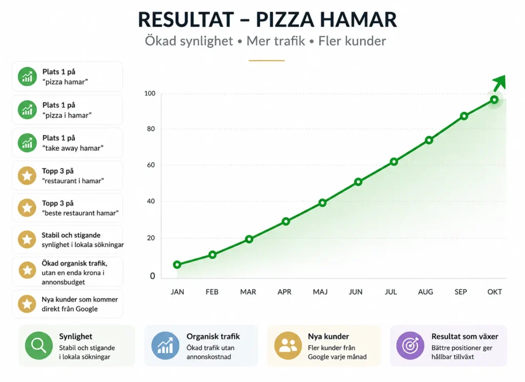 Digital marknadsföring och tillväxtcase för La Perla Hamar